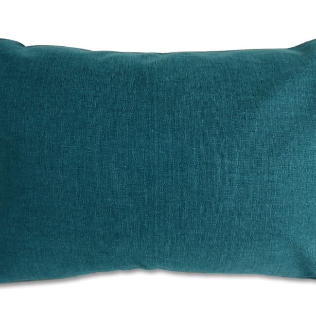 The MORRIS ウイリアムモリス レモンツリー 刺繍クッション(ブルーグリーン) 50×35cm 中材付