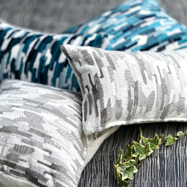 The Gris Surface グリスサーフェス ジャガードベルベット クッションカバー 45×45cm