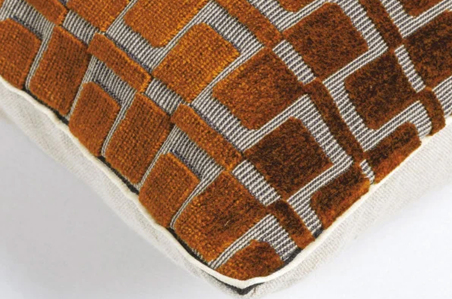 【海外取寄品】CASAMANCE ANALOGIE アナロジー クッションカバー(Fauve) 45×45cm