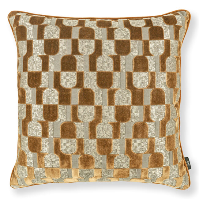 【海外取寄品】BLACK edition(ブラックエディション) Arkose クッション(Cumin) 55x55cm 中材付