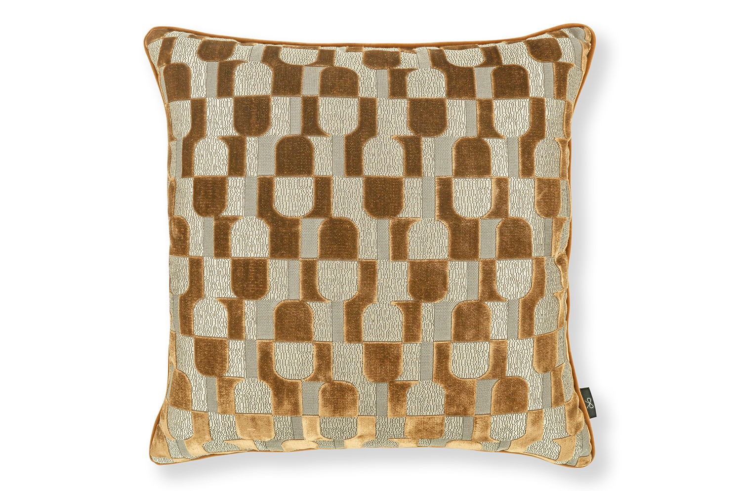 【海外取寄品】BLACK edition(ブラックエディション) Arkose クッション(Cumin) 55x55cm 中材付