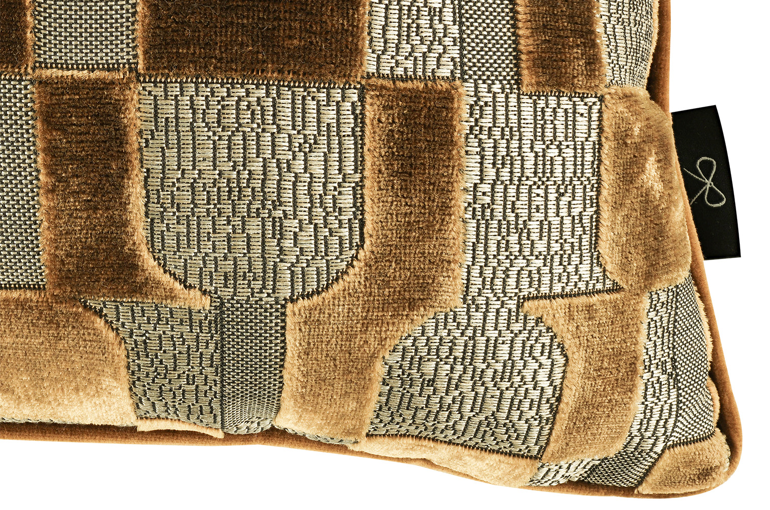 【海外取寄品】BLACK edition(ブラックエディション) Arkose クッション(Cumin) 55x55cm 中材付