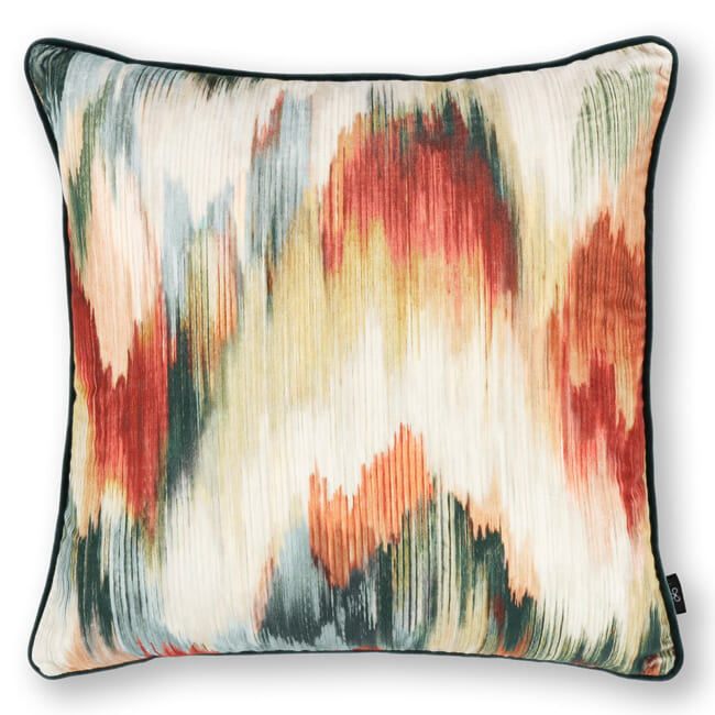 【海外取寄品】BLACK edition(ブラックエディション) Ebruクッション(Amazonia) 55x55cm 中材付