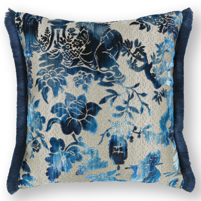 【海外取寄品】BLACK edition(ブラックエディション) Isenzo クッション(Topaz) 55x55cm 中材付