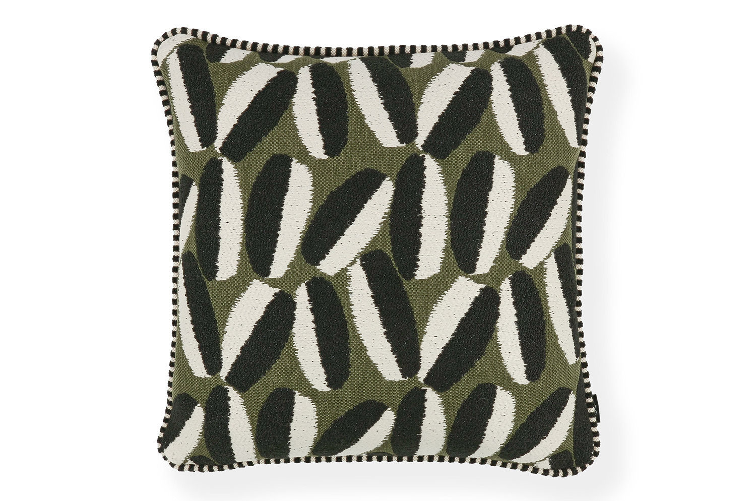 【海外取寄品】BLACK edition(ブラックエディション) Timor Outdoor クッション(Wakame) 55x55cm 中材付