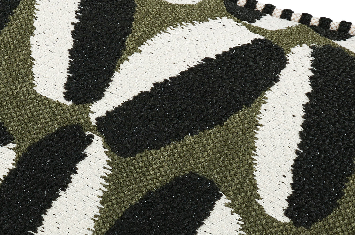 【海外取寄品】BLACK edition(ブラックエディション) Timor Outdoor クッション(Wakame) 55x55cm 中材付