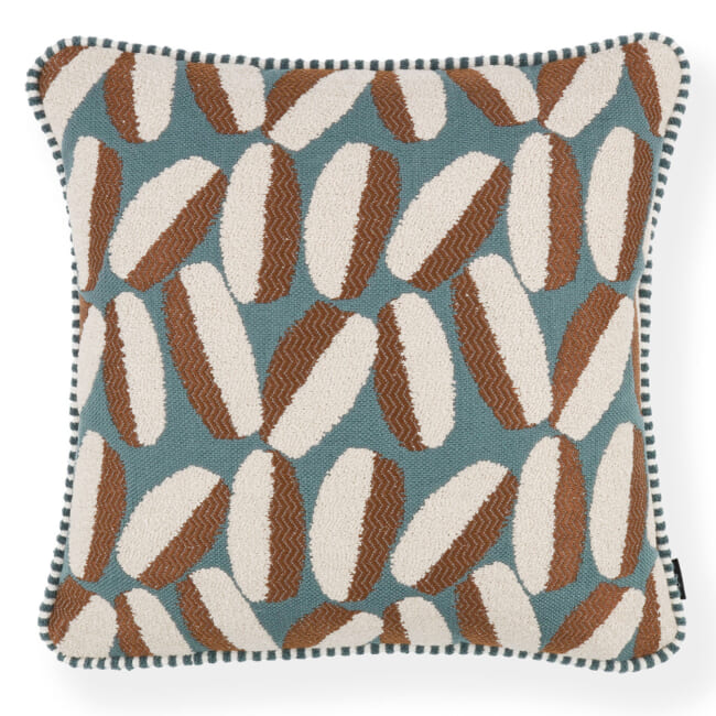 【海外取寄品】BLACK edition(ブラックエディション) Timor Outdoor クッション(Caspian) 55x55cm 中材付