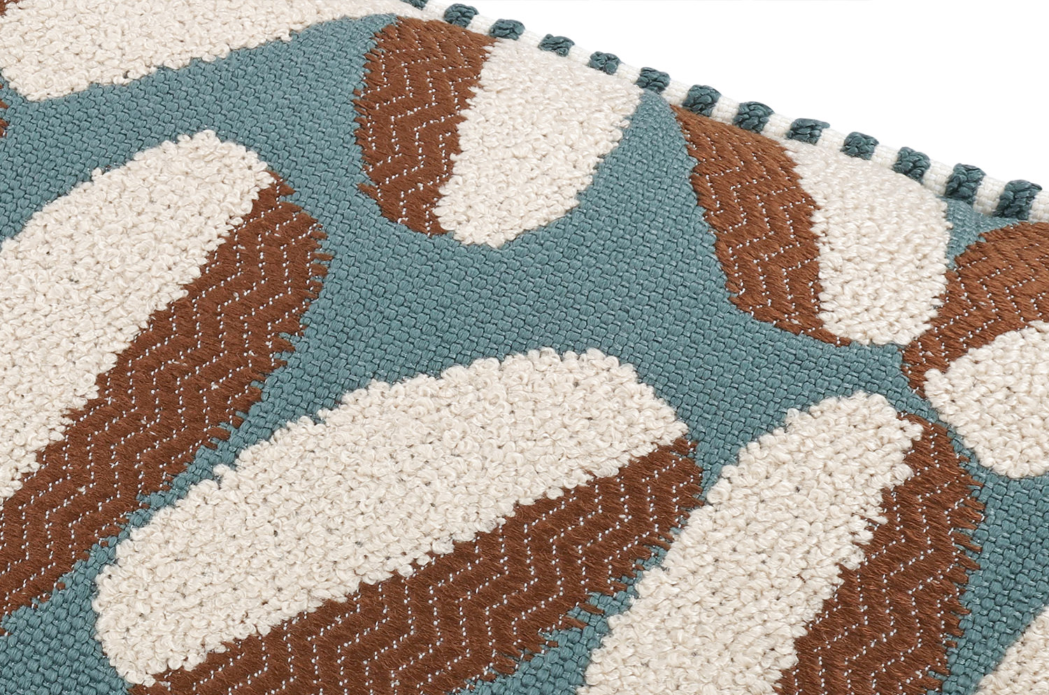 【海外取寄品】BLACK edition(ブラックエディション) Timor Outdoor クッション(Caspian) 55x55cm 中材付