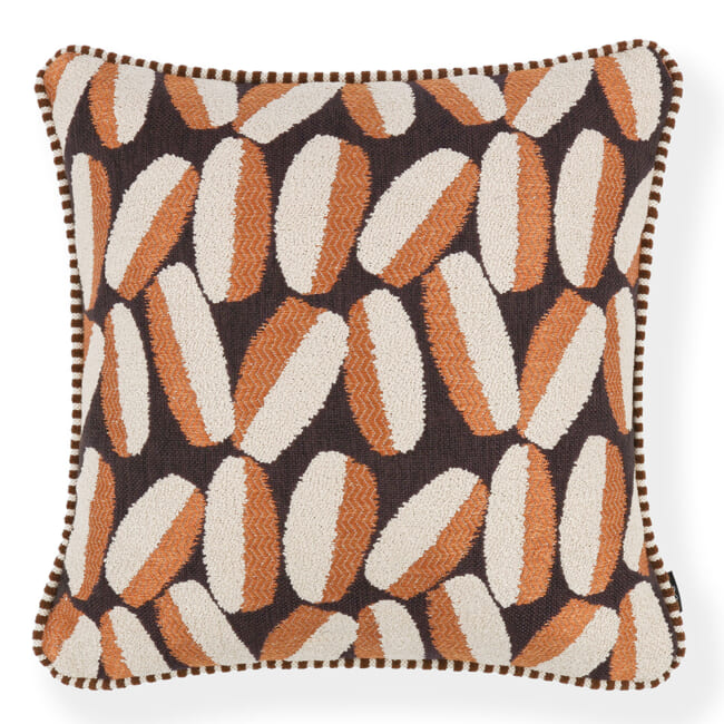 【海外取寄品】BLACK edition(ブラックエディション) Timor Outdoor クッション(Mehndi) 55x55cm 中材付