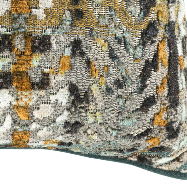 【海外取寄品】BLACK edition(ブラックエディション) Zurana クッション(Teal) 55x55cm 中材付