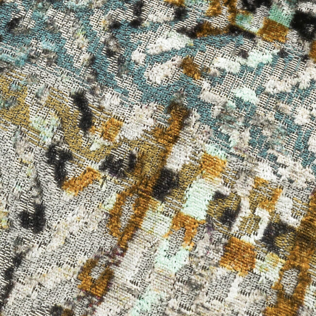 【海外取寄品】BLACK edition(ブラックエディション) Zurana クッション(Teal) 55x55cm 中材付