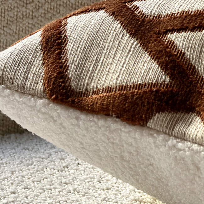 空間が一瞬で整う3点コーディネートセット！【チョコレートブラウンで整う、上質なぬくもり】(中材付)