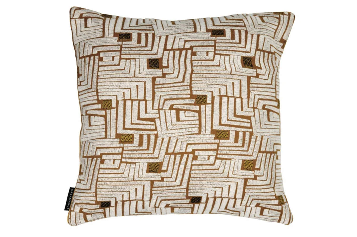 【海外取寄品】CASAMANCE COMPOSITION コンポジション クッションカバー(Orange terreux) 45×45cm