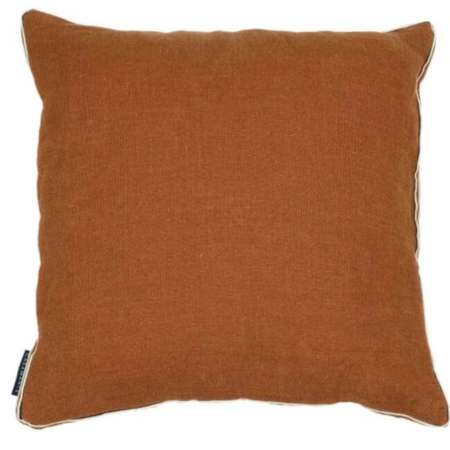【海外取寄品】CASAMANCE COTE LIN コートリン クッションカバー(Terracota) 45×45cm