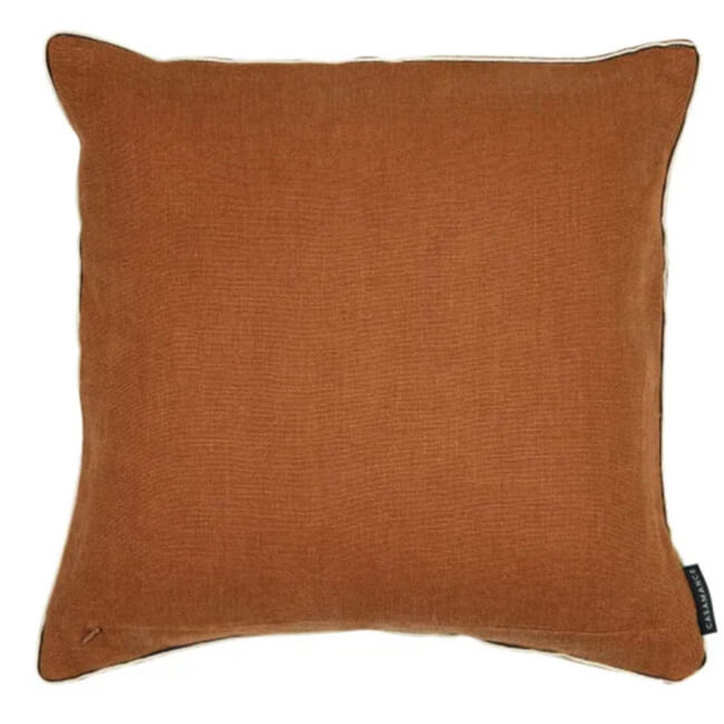【海外取寄品】CASAMANCE COTE LIN コートリン クッションカバー(Terracota) 45×45cm