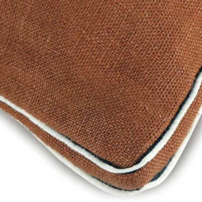 【海外取寄品】CASAMANCE COTE LIN コートリン クッションカバー(Terracota) 45×45cm