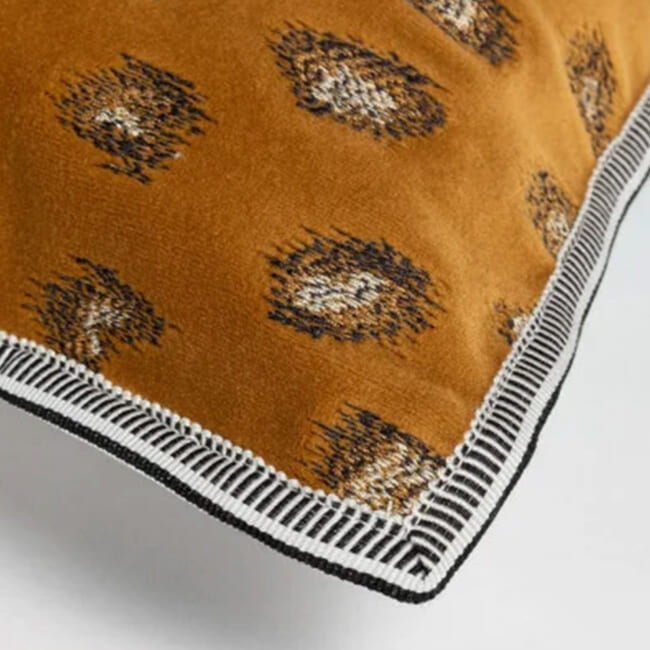 【海外取寄品】CASAMANCE DAIM ダン クッションカバー(Camel) 45×45cm