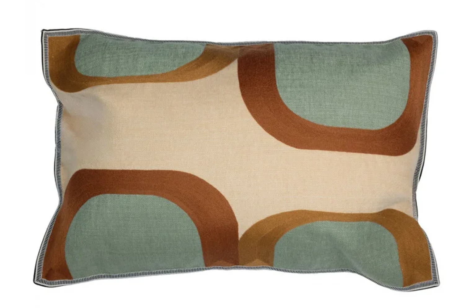 【海外取寄品】CASAMANCE DAKOTA ダコタ クッションカバー(Praline vert sauvage) 60×40cm