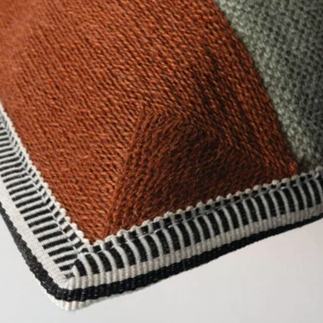 【海外取寄品】CASAMANCE DAKOTA ダコタ クッションカバー(Praline vert sauvage) 60×40cm