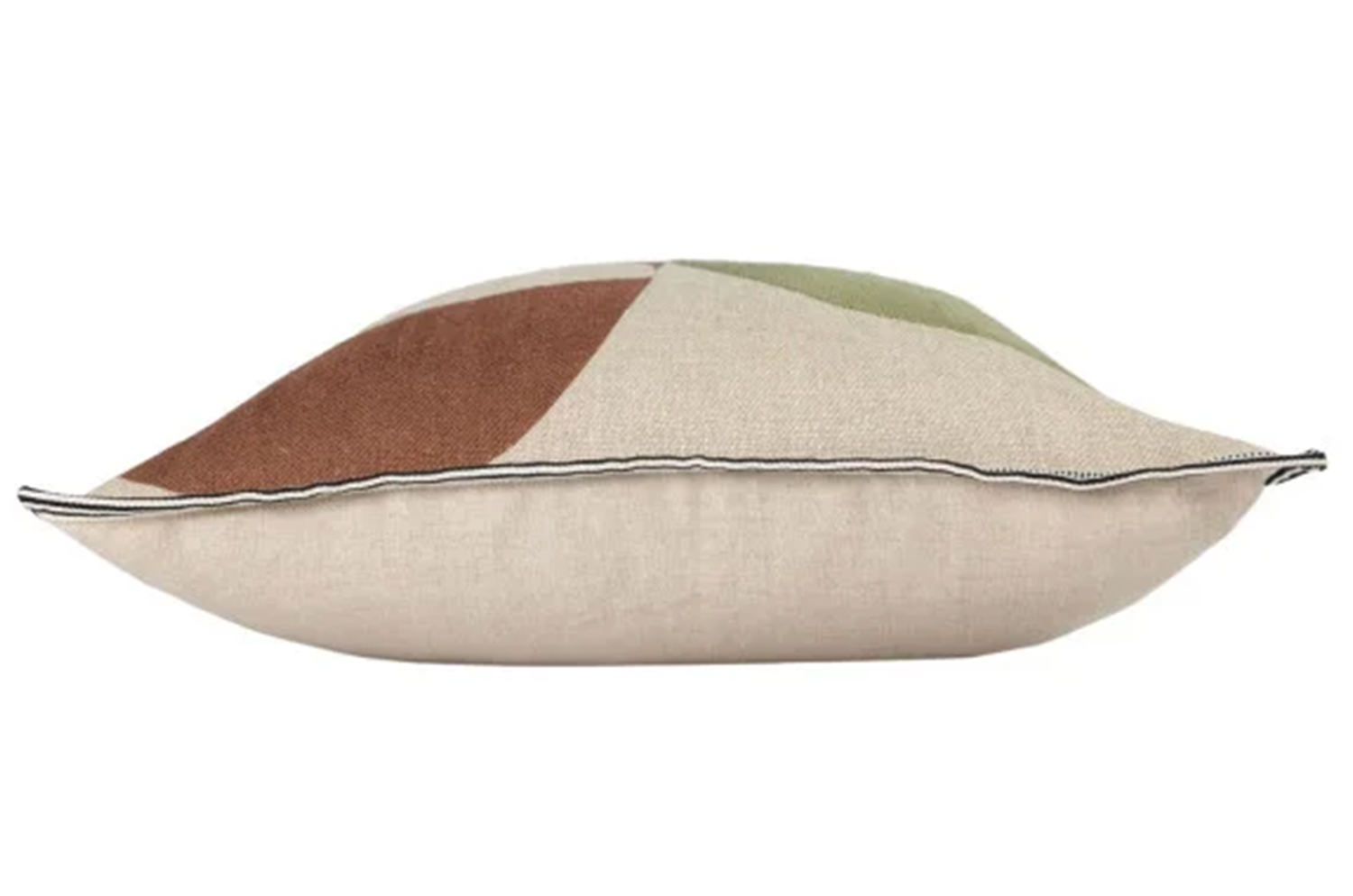 【海外取寄品】CASAMANCE ELLIPSE エリプス クッションカバー(Cuivre kaki ocre) 45×45cm