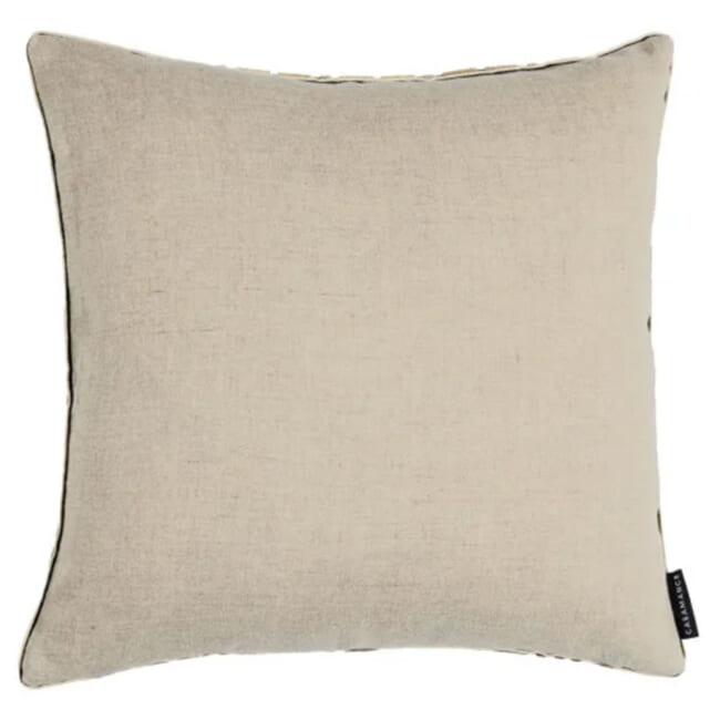 【海外取寄品】CASAMANCE ELLIPSE エリプス クッションカバー(Cuivre kaki ocre) 45×45cm