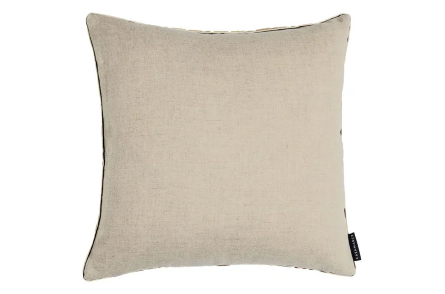 【海外取寄品】CASAMANCE ELLIPSE エリプス クッションカバー(Cuivre kaki ocre) 45×45cm