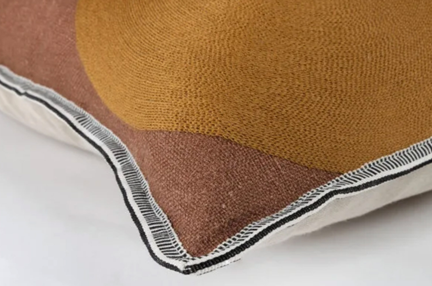 【海外取寄品】CASAMANCE ELLIPSE エリプス クッションカバー(Cuivre kaki ocre) 45×45cm