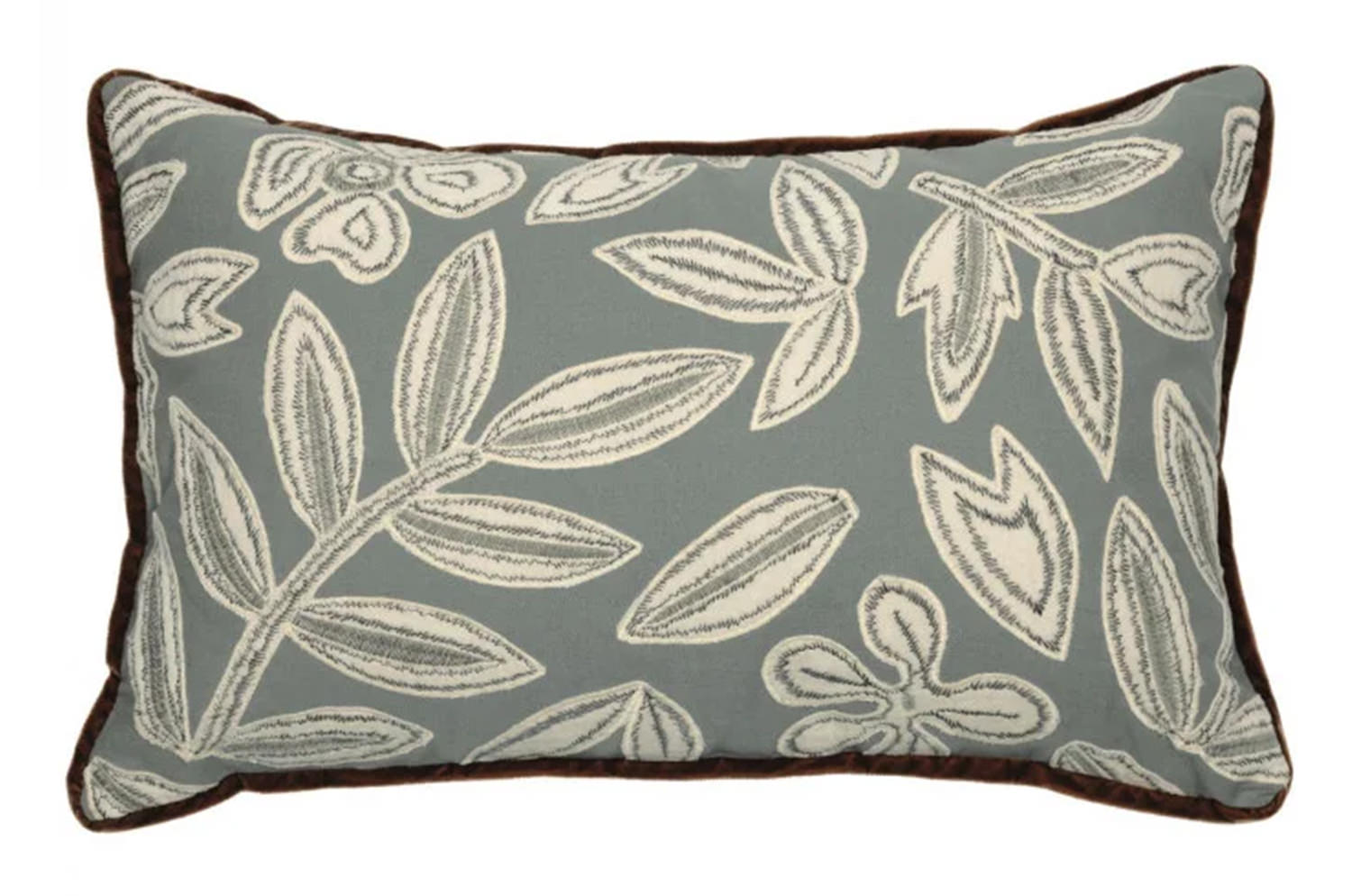 【海外取寄品】CASAMANCE FORGET ME NOT フォーゲットミーノット クッションカバー(Pierre bleue) 50×30cm