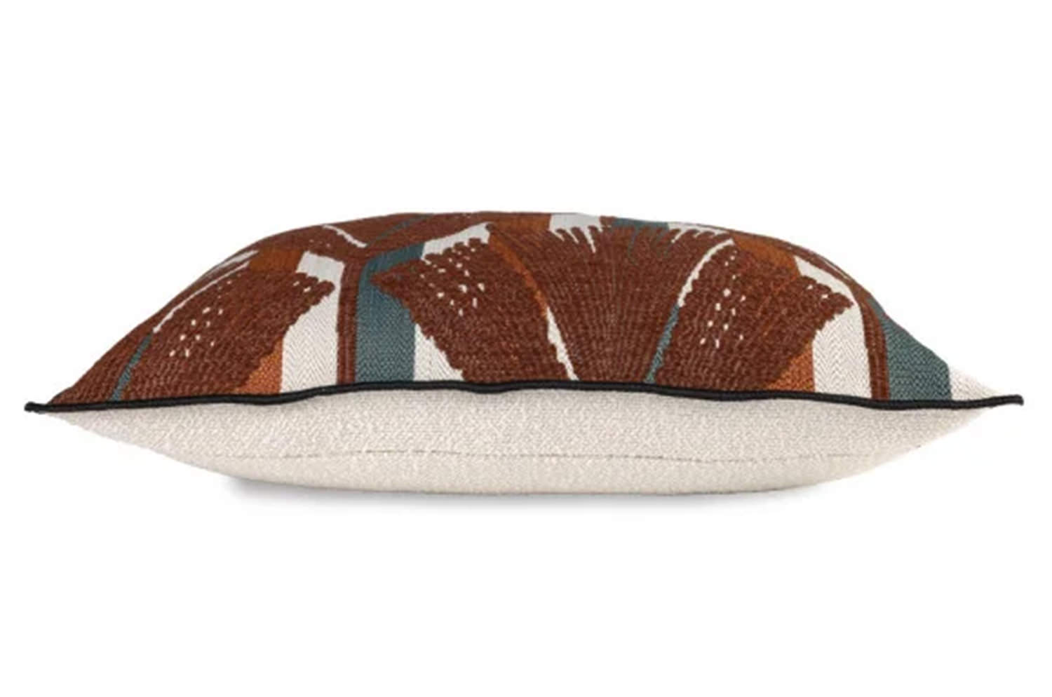 【海外取寄品】CASAMANCE MADÈRE マディラ クッションカバー(Multico terracota foncé) 60×40cm