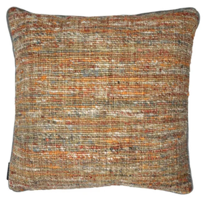 【海外取寄品】CASAMANCE MAOHI マオヒ クッションカバー(Multico kaki) 45×45cm