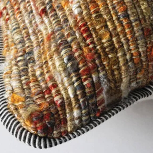 【海外取寄品】CASAMANCE MAOHI マオヒ クッションカバー(Multico kaki) 45×45cm