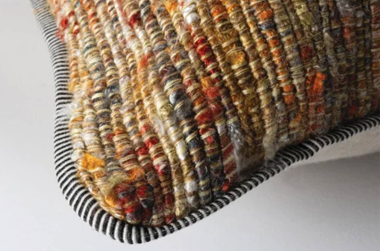 【海外取寄品】CASAMANCE MAOHI マオヒ クッションカバー(Multico kaki) 45×45cm