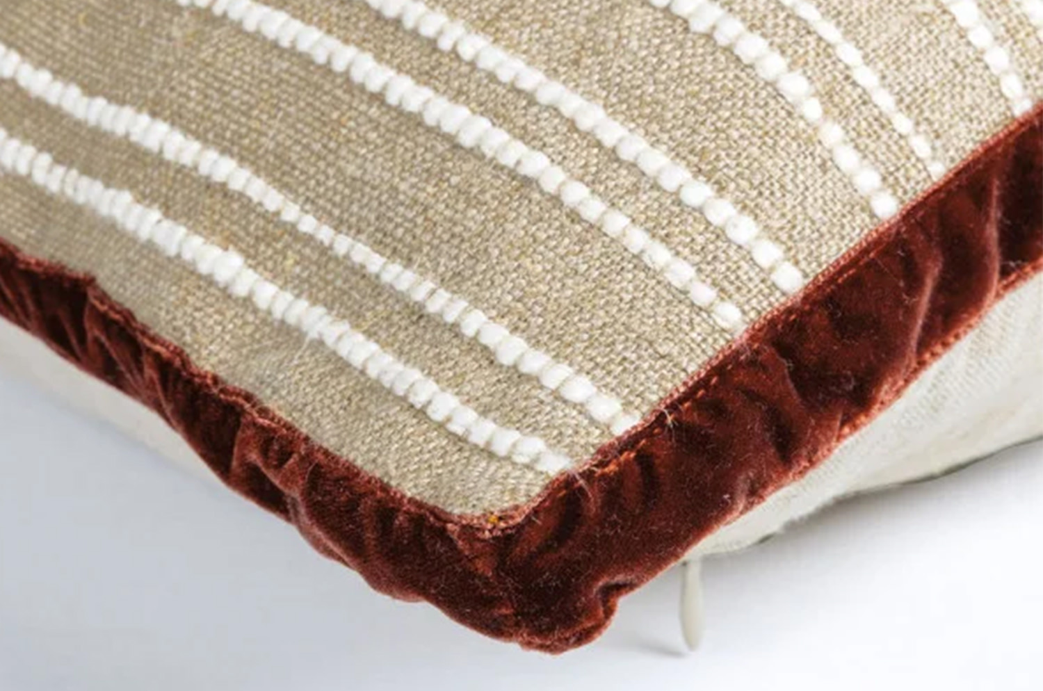 【海外取寄品】CASAMANCE ODEA オデア クッションカバー(Naturel ecru) 60×40cm