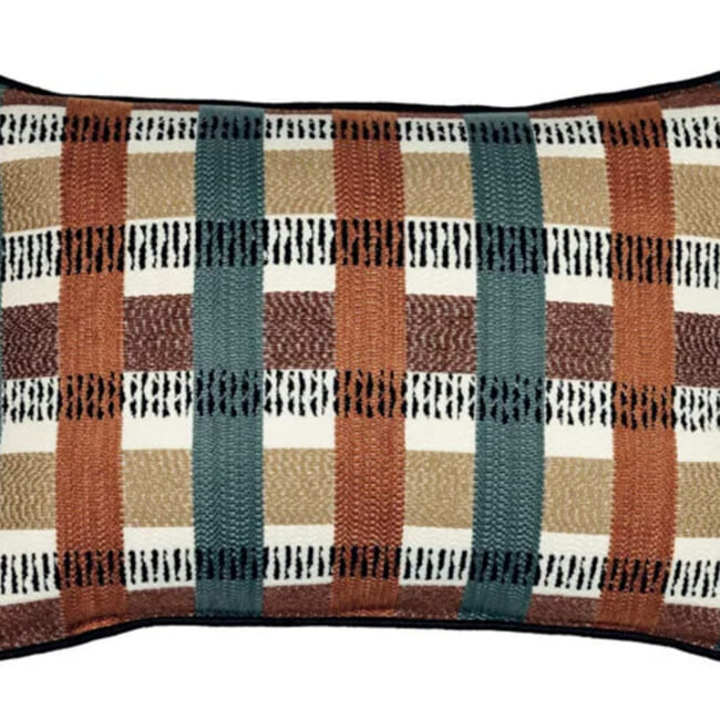 【海外取寄品】CASAMANCE SANTANA サンタナ クッションカバー(Terracota foncé) 60×40cm