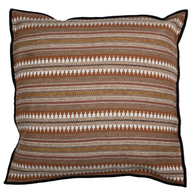 【海外取寄品】CASAMANCE SERAPE セラペ クッションカバー(Rouge terre taupe) 45×45cm