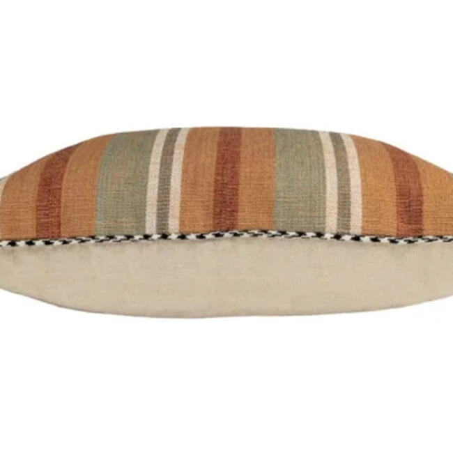 【海外取寄品】CASAMANCE VIA VERRI ヴィア ヴェッリ クッションカバー(Kaki terre de sienne) 60×40cm