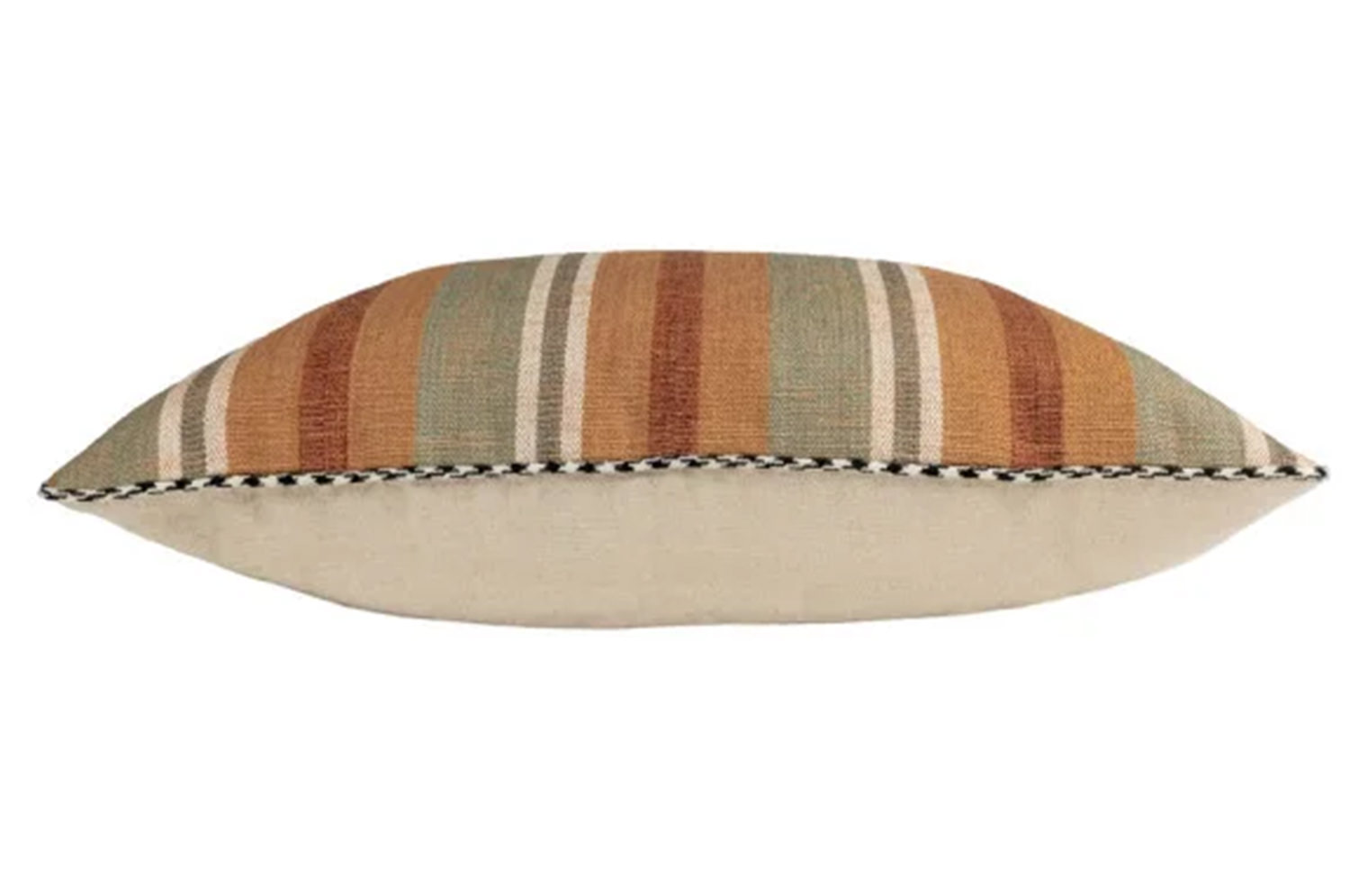 【海外取寄品】CASAMANCE VIA VERRI ヴィア ヴェッリ クッションカバー(Kaki terre de sienne) 60×40cm