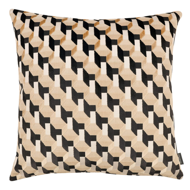 【海外取寄品】kirkbydesign(カークビー・デザイン) Cubic クッション(Monochrome) 60x60cm 中材付