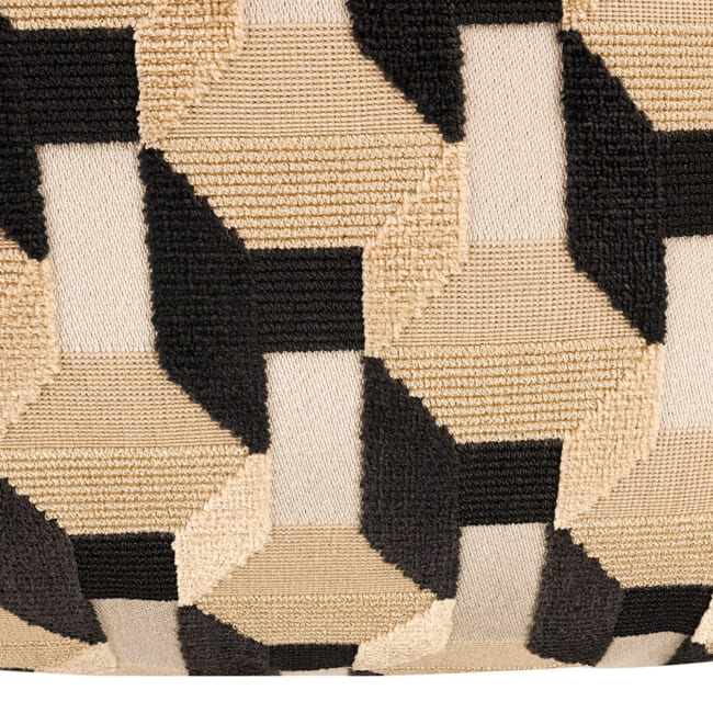 【海外取寄品】kirkbydesign(カークビー・デザイン) Cubic クッション(Monochrome) 60x60cm 中材付