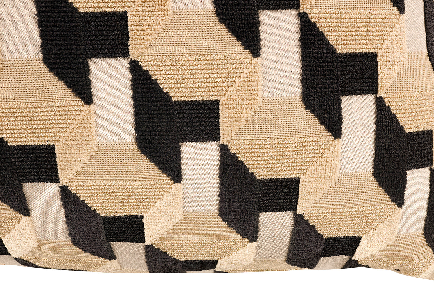 【海外取寄品】kirkbydesign(カークビー・デザイン) Cubic クッション(Monochrome) 60x60cm 中材付