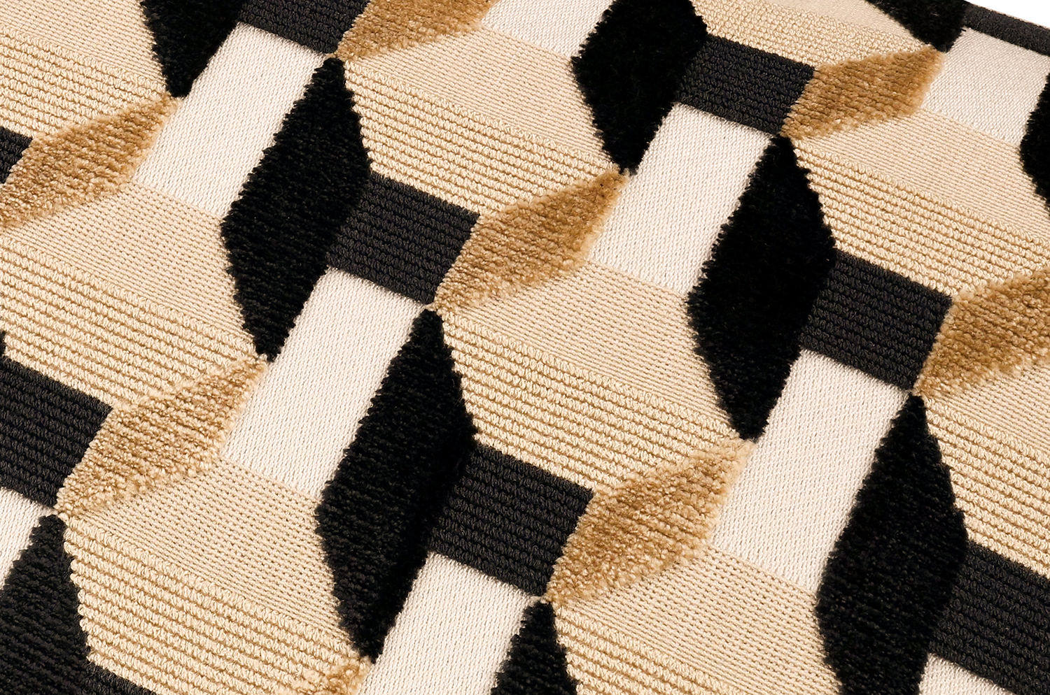 【海外取寄品】kirkbydesign(カークビー・デザイン) Cubic クッション(Monochrome) 60x60cm 中材付