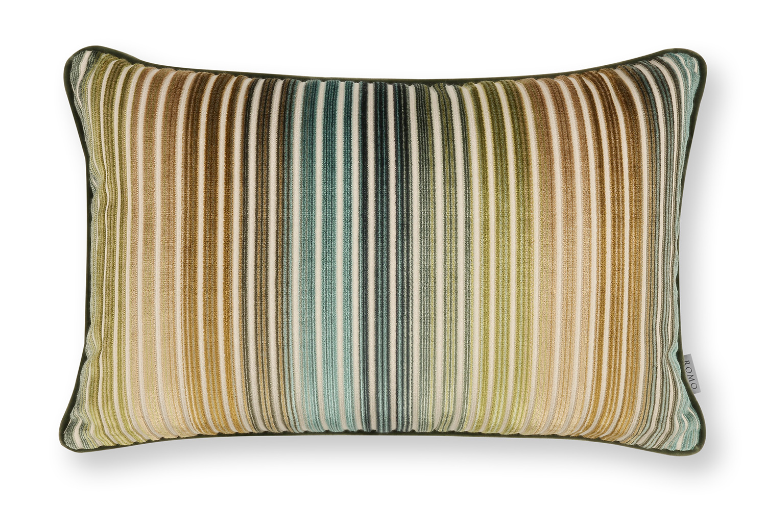 【海外取寄品】ROMO(ロモ) Eduクッション(Verdigris) 60x40cm 中材付