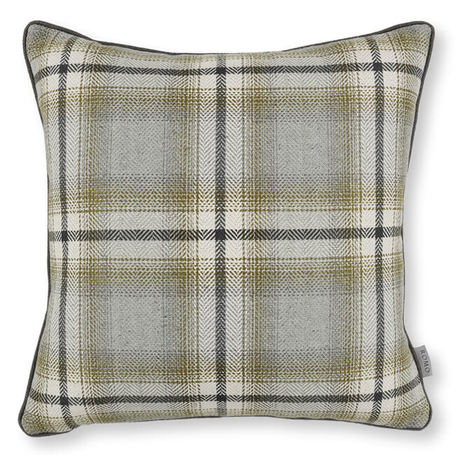 【海外取寄品】ROMO(ロモ) Elburyクッション(Silver Blue) 50x50cm 中材付