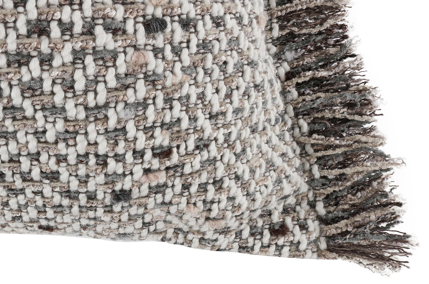 【海外取寄品】ROMO(ロモ) Zolaniクッション(Charcoal) 55x55cm 中材付