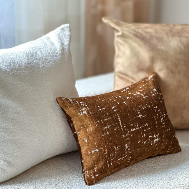 空間が一瞬で整う3点コーディネートセット！【ホテルライク 。大人のブロンズカラーミックス】(中材付)