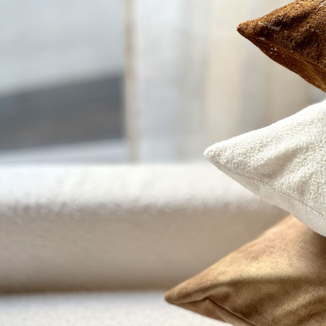 空間が一瞬で整う3点コーディネートセット！【ホテルライク 。大人のブロンズカラーミックス】(中材付)