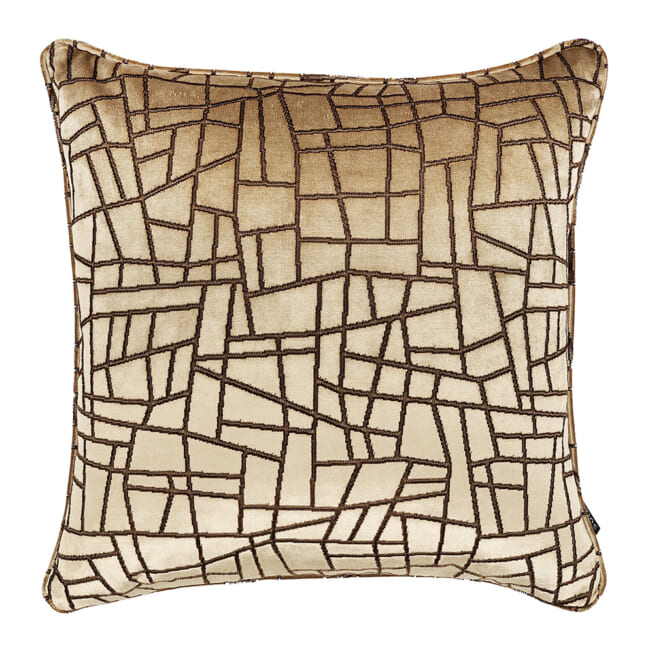 【海外取寄品】zinc(ジンク) Kiesler クッション(Tobacco) 50x50cm 中材付