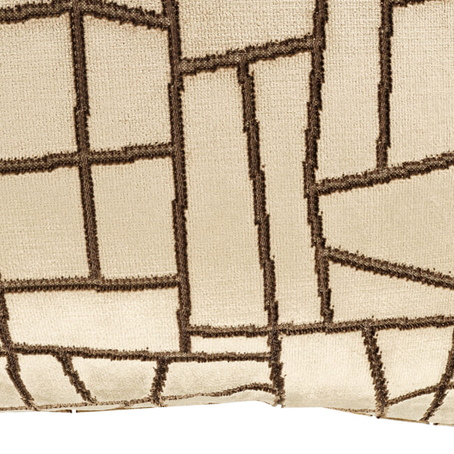 【海外取寄品】zinc(ジンク) Kiesler クッション(Tobacco) 50x50cm 中材付