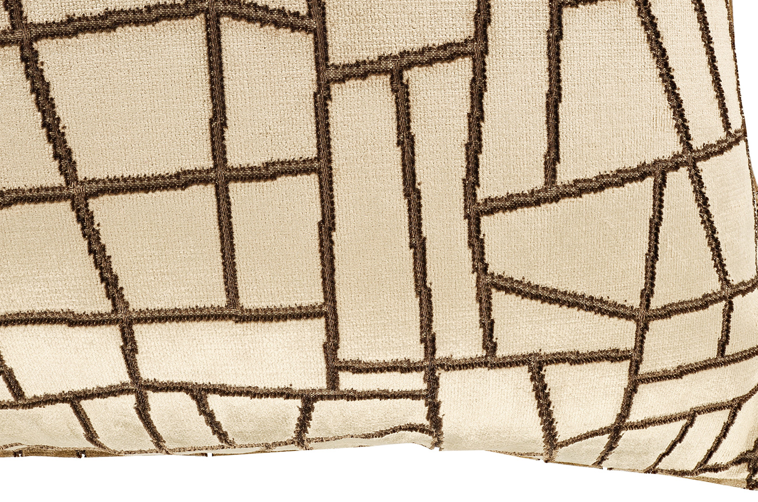 【海外取寄品】zinc(ジンク) Kiesler クッション(Tobacco) 50x50cm 中材付