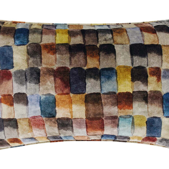 【海外取寄品】zinc(ジンク) Laughton クッション(Bornite) 55x35cm 中材付